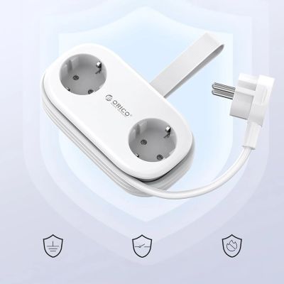 4. Orico APP 15,5W 5-in-1 Steckdosenleiste (2x AC + 2x USB-A + 1x USB-C) – Weiß