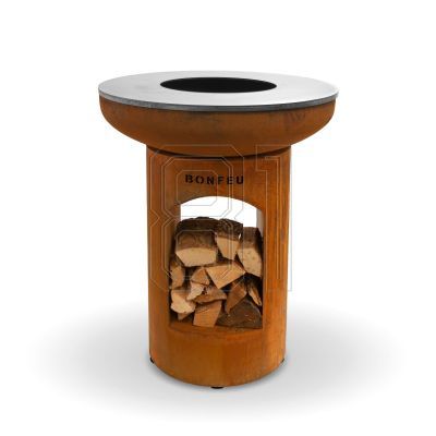 13. Bonfeu Bonbiza Offene rostige Gartenfeuerstelle 8002R