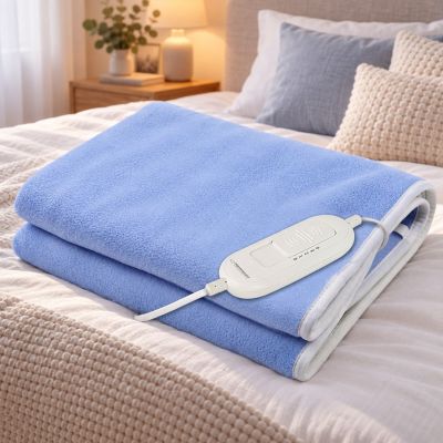 4. ESPERANZA ELEKTRISCHE DECKE SAMTFLEECE BLAU EHB001