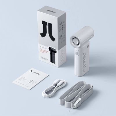 10. Jisulife Handventilator Life9 3600mAh Tragbarer Mini-Gebläse-USB-Ventilator - Grau