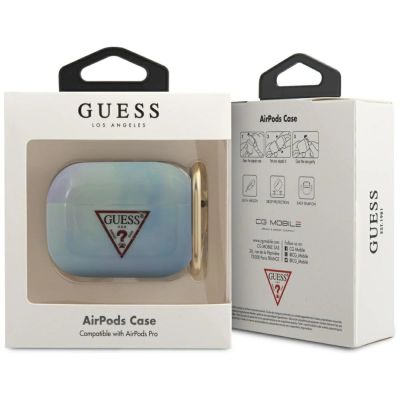 2. Guess GUACAPTPUMCGC02 AirPods Pro Cover blau/blau Tie & Dye Collection
