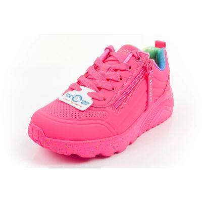 3. Skechers Uno Lite Kinder-Sportschuhe, rosa, bequem