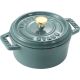 STAUB MINI COCOTTE Mini-Rundtopf aus Gusseisen, 250 ml, Eukalyptus