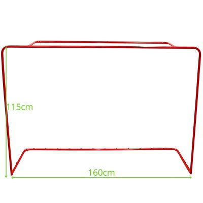 5. UNIHOC-TURNIER-BOORBALLTOR 115 x 160 cm mit Netz und Ballfänger