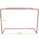 5. UNIHOC-TURNIER-BOORBALLTOR 115 x 160 cm mit Netz und Ballfänger