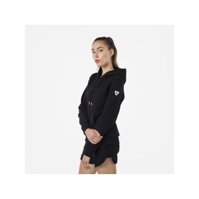 10. Rossignol W Logo Sweat Hood Fl schwarz