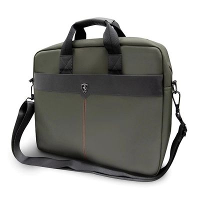 2. Ferrari Off Track Scuderia-Tasche für einen 16-Zoll-Laptop – grün