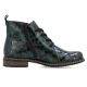 35. Damen-Lackstiefeletten in grüner Kroko-Optik Rieker 71205-90