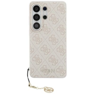 Guess 4G Classic Logo Charm MagSafe Hülle für Samsung Galaxy S26 Ultra – Pink