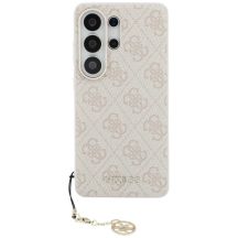 Guess 4G Classic Logo Charm MagSafe Hülle für Samsung Galaxy S26 Ultra – Pink