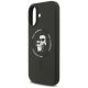 6. Karl Lagerfeld Silikon-Hülle Karl&Choupette Ring MagSafe für iPhone 17 - Schwarz