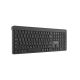 3. GEMBIRD Kabelloses Tastatur- und Maus-Set Slim Pro Business, Dual-Modus: 2,4 GHz + Bluetooth, russisches Layout, Schwarz