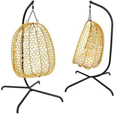 19. Hängesessel „Cocoon“ 105x195CM BRAUN