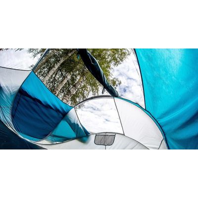 8. Coleman Galiano 4 FastPitch Pop-Up-Zelt für 4 Personen, Grün/Grau