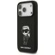 2. Karl Lagerfeld Silikonhülle mit Karl-Skizze und Logo (MagSafe) für iPhone 17 Pro – Schwarz
