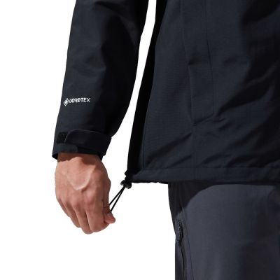 11. Berghaus Hillwalker Interactive Shell Herrenjacke, Größe M, Schwarz