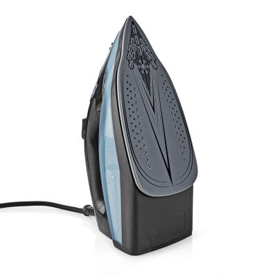 6. Nedis IRON2000 Trockenbügeleisen mit Keramikplatte, 2600 W, Blau