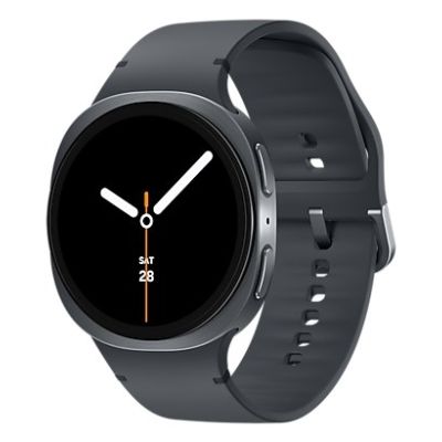 Samsung Galaxy Watch 8 3,81 cm (1,5") AMOLED-Display 44 mm Digital 480 x 480 px Touchscreen Graphit WLAN GPS