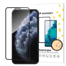 Wozinsky gehärtetes Glas Vollbild mit Rahmen Hülle freundlich für Apple iPhone 11 Pro / iPhone XS / iPhone X Schwarz