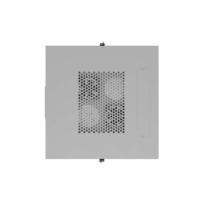 4. LANBERG Standschrank 19" 32U 600x600 Graue Glastür LCD (Flatpack) V2