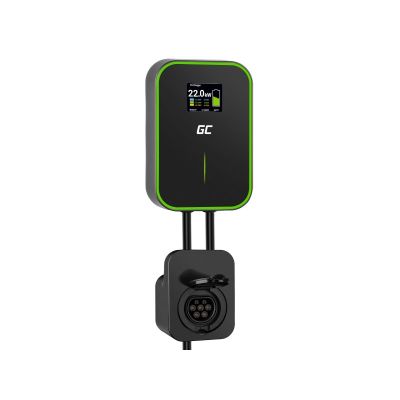 Green Cell Wallbox EV PowerBox 22kW Ladegerät mit Steckdose und RFID