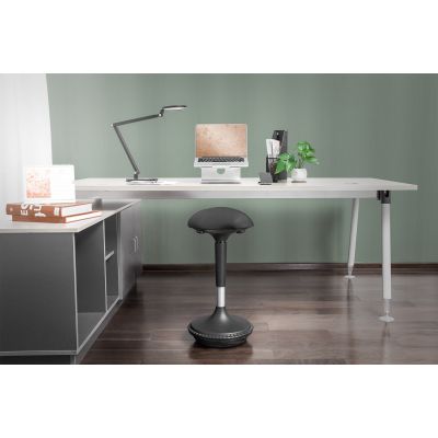 8. Digitus ergonomischer Hocker/Stehhilfe, höhenverstellbar mit Gasfeder