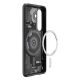 4. Spigen Ultra Hybrid Mag MagSafe Hülle für Samsung Galaxy S26 Zero One – Transparent Schwarz