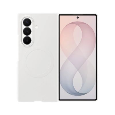 EF-EF976CWE Samsung Silikon-Magnethülle für Galaxy Z Fold 8 Ultra Weiß