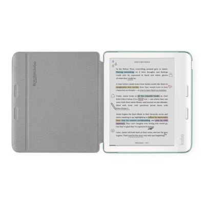 3. Kobo Libra Colour Basic SleepCover Case Garden Green