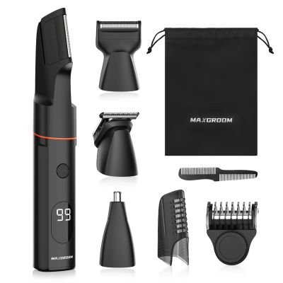 2. MAXGROOM LK-881 Multifunktionstrimmer mit austauschbaren Aufsätzen – schwarz