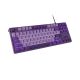 3. FURY KANABO K2 US Gaming-Tastatur, weiße Beleuchtung, mechanisch, violett