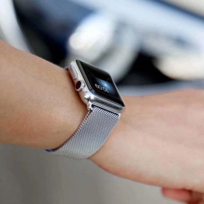 7. Magnetarmband Apple Watch 38/40mm Magnetarmband Apple Watch Armband - Rot
