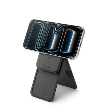 12. Spigen Slim Fold Tripod Wallet S314-2 MagSafe Magnetische Handyhülle – Schwarz