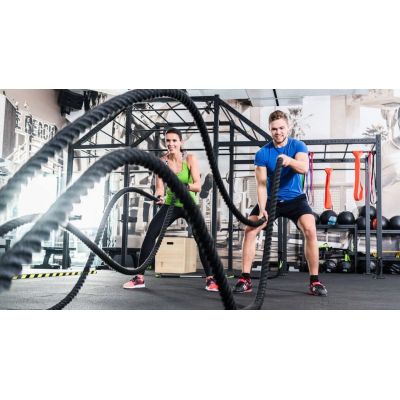 10. Battle Rope für Crosstraining, 35 mm, 12 m