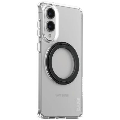 2. CARE by PanzerGlass Feature Black Kickstand & QI Case für Samsung Galaxy S25 Edge - Transparent