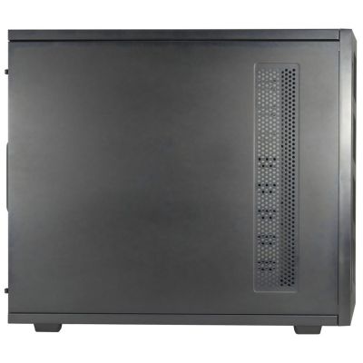 6. Inter-Tech 88887382 Computergehäuse mit Sicherheitsvorrichtungen und Halterungen, Micro-Tower, Schwarz
