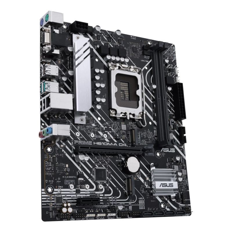 4. ASUS PRIME H610M-A D4-CSM Intel H610 LGA 1700 Micro-ATX