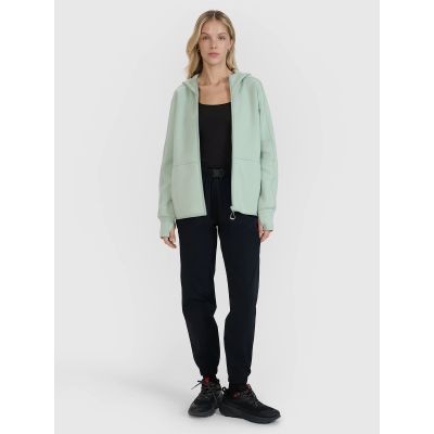 5. Damen-Kapuzensweatshirt mit Reißverschluss 4F 4FWSS25TSWSF1561-47S