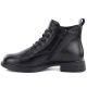 3. Schwarze, gefütterte Damen-Ankle-Boots aus Leder, Vinceza 39953