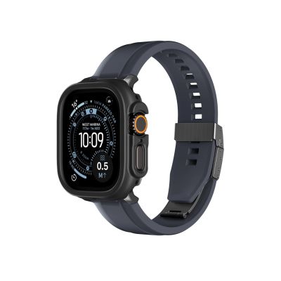 3. AmazingThing Minimalistische Schutzhülle für Apple Watch Ultra 3 49 mm – Schwarz