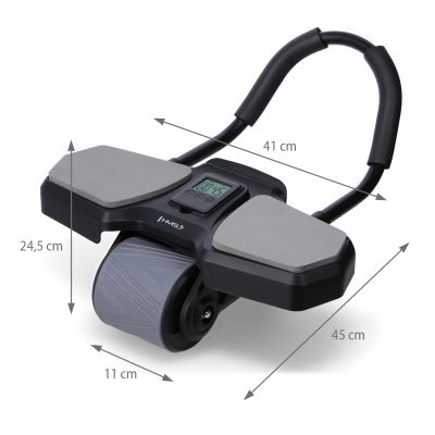 10. KA10 SCHWARZES ABS-RAD AUTOMATIKRAD ZUM TRAINING DER BAUCHMUSKEL MIT UNTERSTÜTZUNG