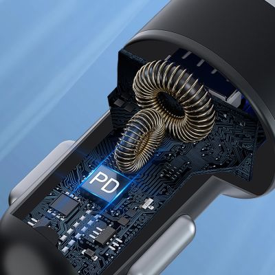 11. Wozinsky WDCCAC USB-C USB-A 36W Autoladegerät - Schwarz