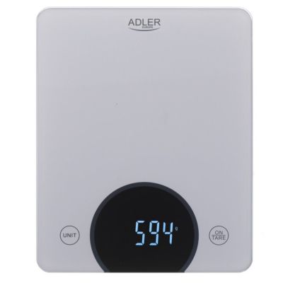 ADLER AD 3173s silberne Küchenwaage