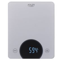 ADLER AD 3173s silberne Küchenwaage