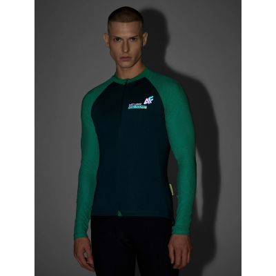 7. 4F Herren-Rad-Langarmshirt mit UPF50+ Filter 4FRSS26TFLOM649-41S