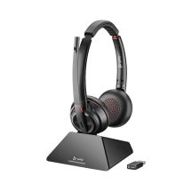 POLY Savi 8220 UC Headset, Microsoft Teams-zertifiziert, DECT 1880–1900 MHz, USB-A