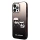 2. Karl Lagerfeld KLHCP14LTGKCK iPhone 14 Pro 6.1" Hardcase schwarz / schwarz Gradient Ikonik Karl & Choupette