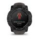 3. Garmin Instinct 3 – 50 mm AMOLED-Uhr, schwarz mit mattschwarzem Armband