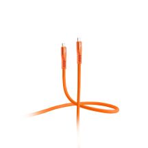 Flexline FL31-77157 USB-Kabel, USB 3.2 Gen 2x2, 1,5 m, USB-C, 20 Gbit/s, 240 W, Orange