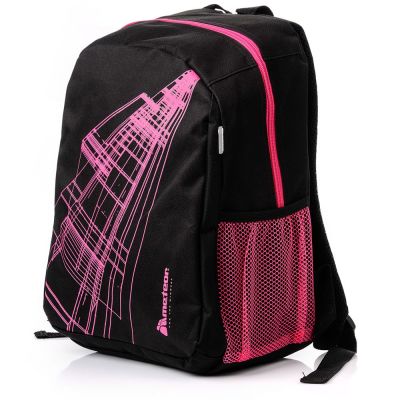 Meteor Hathor Rucksack in schwarz-rosa